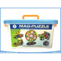 72PCS with Wheels Magnetic Puzzle Toys Wisdom DIY Educational Toys for Children